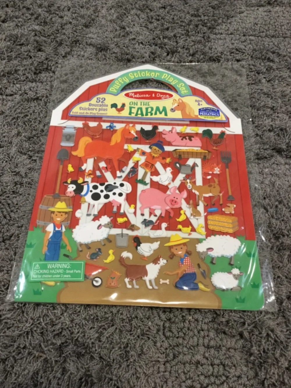Melissa & Doug On the Farm Puffy Sticker Play Set